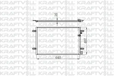 KRAFTVOLL 08060149 Klima Radyatoru A6 3.0tdı Quattro 05>11 4F0260403E, 4F0260403P, 4F0260403D, 4F0260401E, 4F0260401M, 4F0260403M, 4F00260403E, 4F0260403L, 4F0260403Q, 4F0260403