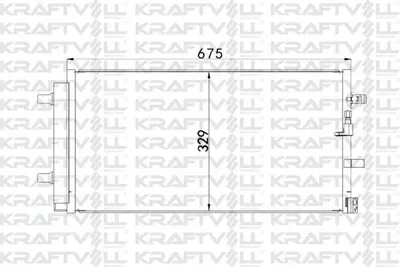 KRAFTVOLL 08060215 Klima Radyatoru A6 A7 15>18 4G0260403A, 8K0260403T, 4G0260403B, 4G0260403Q, 8T0260403E, 8T0260403F, 8T0260401, 4G0260403P, 4G0260403N, 8T0260403