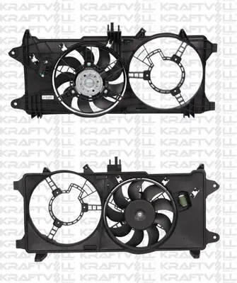 KRAFTVOLL 08120040 Fan Motoru Davlumbazlı Doblo Tek Motorlu Klimasız (Rezıstanslı) 1,3 - 1,9jtd 01>05 46821266, 51718487, 51738799, 51755589, 5042013, 8EW351039571, EV847600, 85131, K46821266, 5042023
