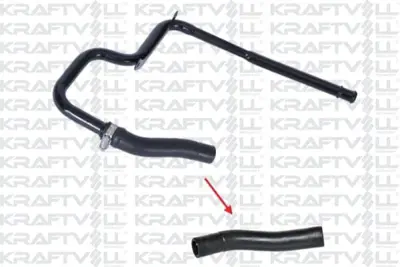 KRAFTVOLL 10031203 Kalorıfer Hortumu (Metal Boru Harıc) Connect 02>13 Focus 98>05 1,8tdcı 75ps - 90ps 7T1618K580AA