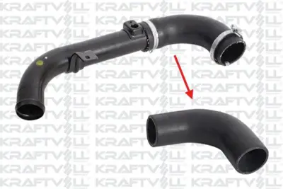KRAFTVOLL 10031344 Turbo Intercoll (Ust Kucuk Parca) Hortumu Focus Iı - Iıı 05>11 C Max 04>11 1,8tdcı 4M516K863BE
