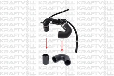KRAFTVOLL 10034602 Turbo Borusu Hortumu 3 Kat Polyester Kullanılmıstır Renault Kangoo Iı 1.5 Dcı Renault Clıo Iı - Clıo 8200770644, 8200404193, 8200136780, 8200279164, 8200290501, 8200248529, 8200248814, 14460BN709, 14460AY900, 1446000QOL