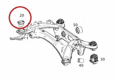 LEMFORDER 33293 01 Travers Takozu A2043510842