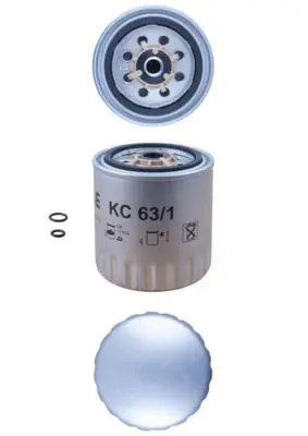 BEHR MAHLE KC63/1D Yakıt Filitresi Mercedes 190 W201 8893 W202 9300 W124 8993 W210 9699 W461 97 Sprınter 9500 , Ssangyong Korando 96-98 A6010901452