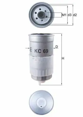 BEHR MAHLE KC 69 Yakit Filtresi (Mazot) Passat A80 A90 A4 A6 Passat 1 9 Tdi 1y 1z 3d Sb Aas Aaz Aff Afn Ahh Ahu Avg 86>00 028127435