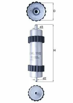 BEHR MAHLE KL1102 Kl985 Yakıt Filtresi A4-A5-A6-A7 2.0 3.0 Tdı 12 4G0127401