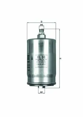 BEHR MAHLE KL 38 Yakıt Filitresi A0014778701