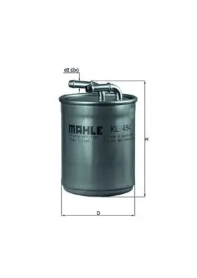 BEHR MAHLE KL 494 Yakıt Filtresi Cordoba-Ibıza Iv-V 02-09 Polo 05 - - Fabıa 05-08 -Roomster 1.4tdı-1.6tdı-1.9tdı 6Q0127401F