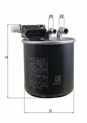 BEHR MAHLE KL 948 Yakıt Filitresi X117 1518 W176 1218 W246 1318 C117 1318 , Infınıty Q30 15 A6070901352