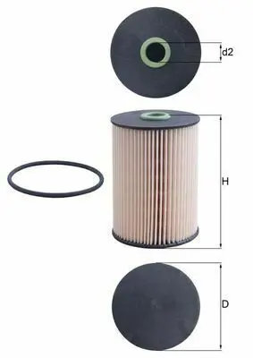 BEHR MAHLE KX 228D Mazot Filitresi Golf V 03 Jetta Iıı 05 Caddy Iıı 04 Touran 03 - A3 - Octavıa 04 1.9 Tdı 2.0 Tdı 1K0127434B