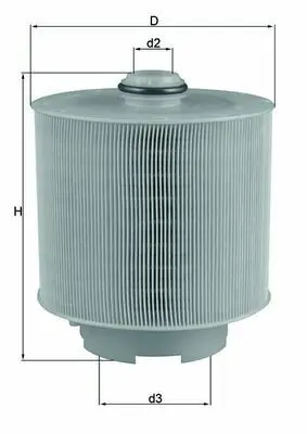 BEHR MAHLE LX 1006/2D Hava Filitresi 4F0133843B