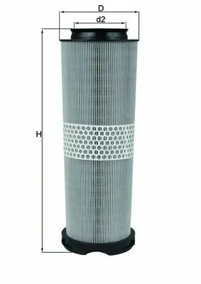 BEHR MAHLE LX 1020/1 Hava Filtresi Mercedes C-Klasse W204-C204-S204 C 220 Cdı 170hp 03-07-10-08 A6460940204