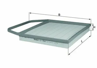 BEHR MAHLE LX1564 Hava Filitresi Bmw E82 E90 E89 0613 13717556961