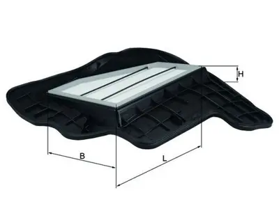 BEHR MAHLE LX 1685/5 Hava Filtresi Sağ Bmw 3 E90-E91 -Bmw 5 F10-F18 -Bmw 6 F12-F13 -Bmw 7 F01-F02-F03-F04 -Bmw X5 13717577458