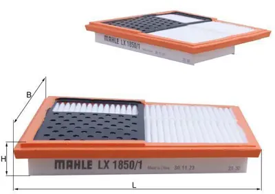 BEHR MAHLE LX1850/1 Hava Filitresi Sol X164 0912 W204 0714 W211 0508 W221 0513 W251 0612 6420942204, 6420940204, 6420940304, 6420942104, A6420940404, A6420940304, A6420942204, A6420942104, A6420940204, 6420943004