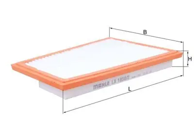 BEHR MAHLE LX1850/2 Hava Filtresi C320-C350-Clk320-E280-E300-E320-S320-S350-Ml280-Ml300-Ml320-Ml350-R280-R300-R320 A6420942204