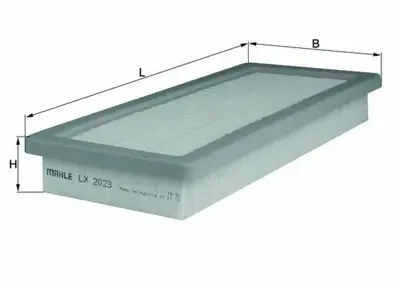 BEHR MAHLE LX 2023 Hava Filitresi 1444QS, 13717534845, 1444QR