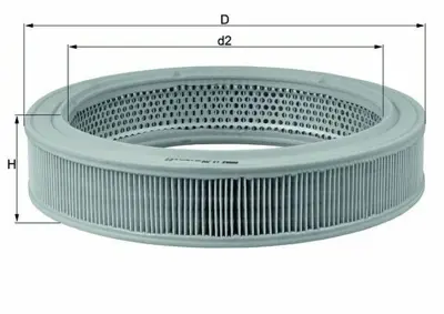BEHR MAHLE LX 208 Hava Filitresi Golf Iı A100 A80 Passat Polo Scırocco 6898 052129620A