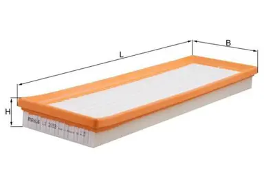 BEHR MAHLE LX2093 Hava Filitresi 07K129620