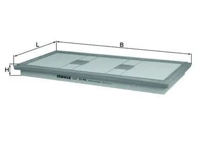 BEHR MAHLE LX 3140 Hava Filtresi W204 11>14 C204 11> C218 11>14 W212 11>15 S212 11>16 W221 11>13 W222 13>17 A2760940004