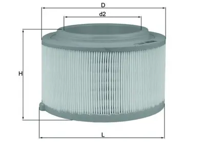 BEHR MAHLE LX 3458 Hava Filitresi AB399601AD