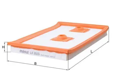 BEHR MAHLE LX3525 Hava Filtresi Golf Vıı-Polo V-A3 Iıı-Octavıa 1.2 Tsı-1.4 Tsı 12 04E129620