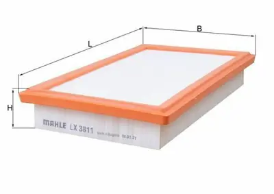 BEHR MAHLE LX3811 Hava Filitresi W205 15 S205 14 C205 15 W213 16 R172 15 A2740940104