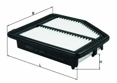 BEHR MAHLE LX4241 Hava Filitresi 17220R1AA01