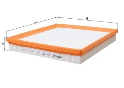 BEHR MAHLE LX 981 Hava Filitresi W211 0308 W463 00 W220 0005 A6280940104