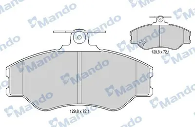 MANDO MBF015015 Fren Balatası Ön 581014BA10