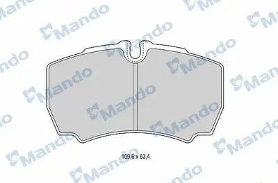 MANDO MBF015050 Fren Balatası Arka 8C1V2M008AB