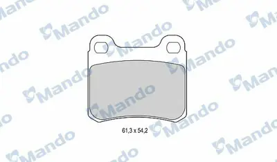 MANDO MBF015074 Balata [rr]-Wıth R90 Certıfıcatıon + Noıse Shımmercedes Benz 4209820