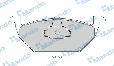 MANDO MBF015144 Balataaudı A1 2010 >>, A3 1996 - 2003]shımlı (R90_Var) 1J0698151H, 6C0698151B, 6RD698151, JZW698151AF