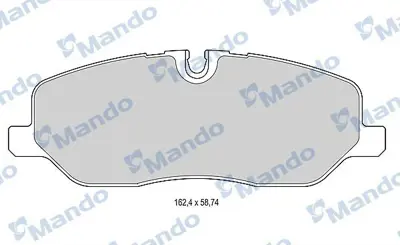 MANDO MBF015601 Balata [fr]-Wıth R90 Certıfıcatıon + Noıse Shımland Rover SFP500010