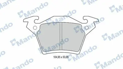 MANDO MBF015663 Balatamercedes Benz V-Class 1996 - 2003, Vıto 1996 - 2003]shımlı (R90_Var) A0034200220