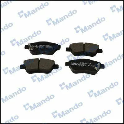 MANDO MBF015764 On Fren Balatası Corsa D Adam (Kucuk Tıp) 1559697, 1605153, 1605184, 1605226, 1605227, 1605258, 1605353, 1605354, 1605357, 1605359
