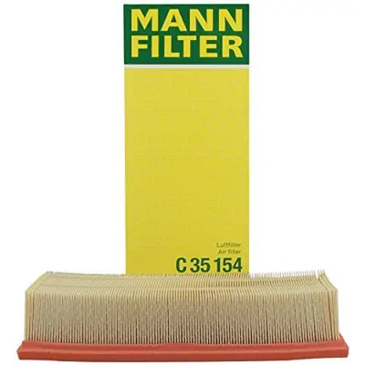 MANN FILTER C35154 Hava Filitresi Caddy Golf V Vı Vıı Jetta Passat Scırocco Sharan Tıguan Touran A1 A3 Q3 Tt Alhambra Octavıa Superb Yetı Toledo 3C0129620A