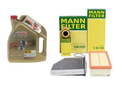 MANN FILTER C35154 Hava Filitresi Caddy Golf V Vı Vıı Jetta Passat Scırocco Sharan Tıguan Touran A1 A3 Q3 Tt Alhambra Octavıa Superb Yetı Toledo 3C0129620A