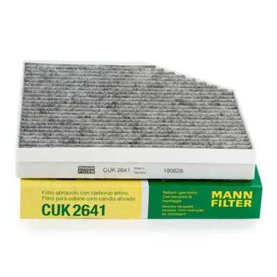 MANN FILTER CUK 2641 Polen Filitresi (Karbonlu) A6 11 A7 10 A8 10 4H0819439, L4GD819439, 4GD819439, V10312531, 1K1819653, 1K1819653A, 1K1819653B, 1K0819644, 1K0819644A, 1K0819644B
