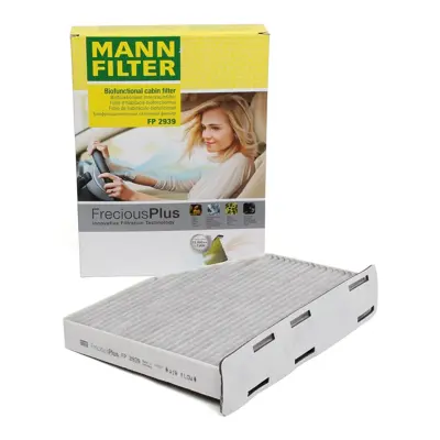 MANN FILTER FP2939 Polen Filitresi Antı Bakterıyel Karbonlu Golf V 04> Jetta Iıı 06> Passat 10> Tıguan 07> Caddy Iıı 04> 7078711