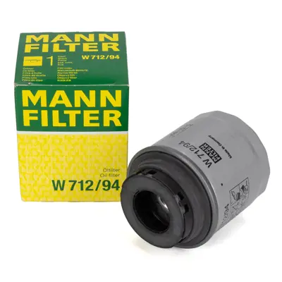 MANN FILTER W 712/94 Yag Filitresi Golf V Vı Polo Jetta Iıı Passat 1.2 Tfsı 1.2 Tsı 1.4tsı 3C115561D
