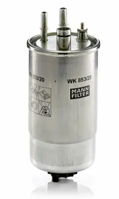 MANN FILTER WK853/20 X Yakıt Filtresi Doblo 1.9jtd 01- - Fıorıno 1.3d Mtj 08- - Grande Punto 1.3d Mtj 05- - Punto Ev 51772541