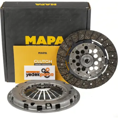 MAPA 000220409 Debriyaj Seti Focus I 1 4 16v - 1 6 16v - 1 8 16v Benzinli 98>04 Focus Ii Cmax 03>05 Fiesta 02>08 Fusion 02>12 1 6 Zetec S 16v 03>05 Rulmansiz 3S417540B1A