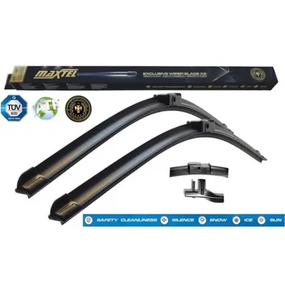 MAXTEL 1272092 Silecek Süpürgesi Ön Takım Mokka 52029236, 1272092, 983601P000, 95423458, 95423459, 983501J000, 983501P000, 983501P900, 983601J000, 7L6955425A