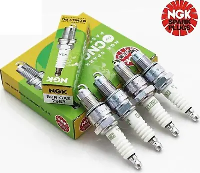 NGK 7988 Bpr-Gas Buji W7dc R9-R11 M131 Dkş Lpg Li Raçlar İçin Gaz (4 Ad) BPR5EY, BPR6EY, BPR5EY11, BPR6EY12