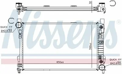 NISSENS 62786A Motor Su Radyatoru W203 00>07 Cl203 02>08 S203 01>07 C209 02>09 A209 03>10 R171 04>11 A2035004703
