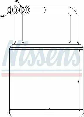 NISSENS 72029 Kalorıfer Radyatoru X218 13>17 C219 04>10 C218 13>17 W211 04>08 A2118300361