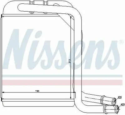 NISSENS 73976 Kalorıfer Radyatoru Transporter T5 T6 03> 7H1819031