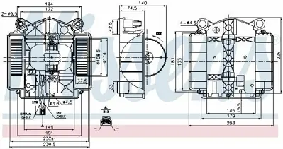 NISSENS 87110 Kalorıfer Motoru S-Class W221 05>13 C216 06>13 A2218202714