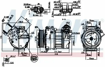 NISSENS 890123 Kompresor Klima Sıstemı LR056364